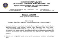 SE Himbauan Pelayaran Dikeluarkan KSOP Kalianget 