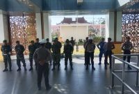 Apel Gabungan Pengamanan di Kantor DPRD Sumenep 