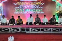 Doa dan Tasyakuran HUT ke-80 Kemerdekaan RI: Semangat Persatuan dan Nasionalisme Menggema di Pendopo Kecamatan Kota
