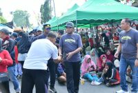 Bupati Sumenep Achmad Fauzi Wongsojudo Bersama Rakyat di Acara JJS di Desa Pangarangan, Minggu (07/09/2025) 