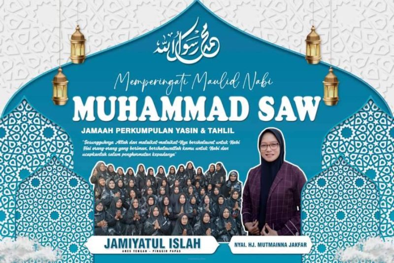 Jamaah Jamiyatul Islah Gelar Maulid Nabi Bersama Nyai Hj. Mutmainna Jakfar di Pinggir Papas Siang Ini