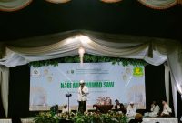 KH. Muhammad Al-Faiz, LC, M.Ag., Saat Memberikan Tausiyahnya Di Peringatan Maulid Nabi Muhammad di Yang Digelar FKS Sepudi Ponpes Nurul Jadid Paiton Probolinggo dan Pemdes Kalowang 