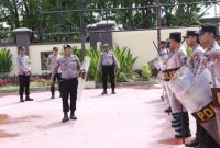 83 Personel Polres Sumenep Gelar Latihan Dalmas, Perkuat Kesiapsiagaan Jaga Kondusivitas