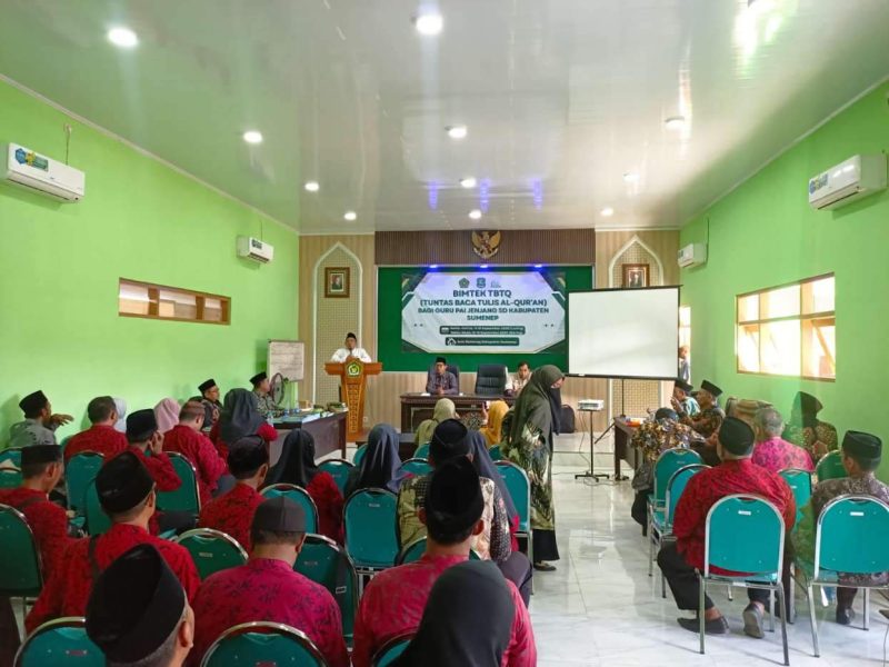 Pelatihan TBTQ Gerakan Kemenag Sumenep Membangun Generasi Qur'ani Sejak Dini