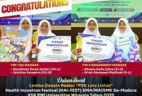 MAN Sumenep Ukir Prestasi, Sabet Juara Lomba Desain Poster P3K Lalu Lintas di Health Innovation Festival 2025