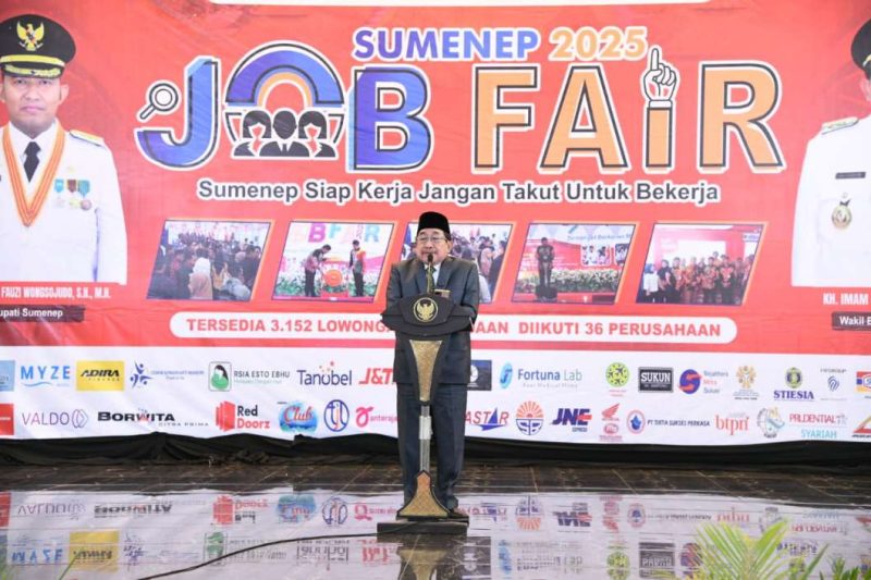 Dibuka Wabup Kiai Imam, Job Fair Sumenep 2025 Tawarkan Ribuan Lowongan