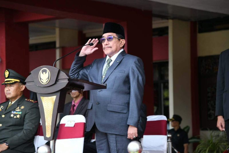 Wakil Bupati Sumenep KH. Imam Hasyim Saat Pimpin Hari Perhubungan Nasional (Harhubnas)