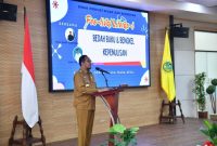 Bupati Sumenep Achmad Fauzi Wongsojudo Saat Memberikan Sambutan di Acara Festival Literasi, Senin (22/09/2025) 