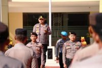 Pimpin Apel Jam Pimpinan, Kapolres Rivanda Ingatkan Anggota: Senyum dan Sabar adalah Kunci!