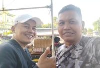 Owner Martabak Bhuto Budi Kristanto dan Manajer Pemasaran Anang Hendro Prasetyo 