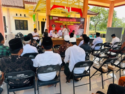 Kepala Bapenda Sumenep Faruk Hanafi, S.Sos.,M.Si. saat Memaparkan Kegiatan Program Pembayaran Pajak Non Tunai