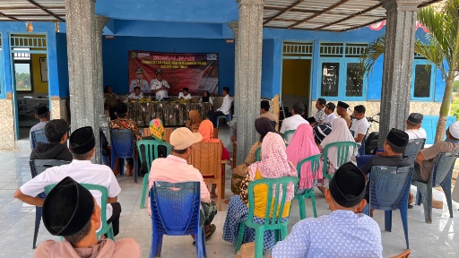 Suasana Sosialisasi Pembayaran Pajak Non Tunai di Balai Desa Beringin, Rabu (24/09/2025)