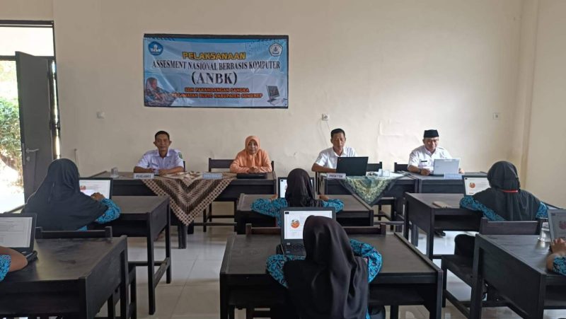Suasana Pelaksanaan ANBK di SDN Pakandangan Sangrah Kecamatan Bluto