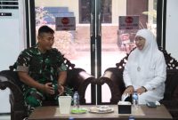 Dandim 0827, Letkol Arm Bendi Wibisono dan Ketua HKTI Sumenep Hj. Dewi Khalifah
