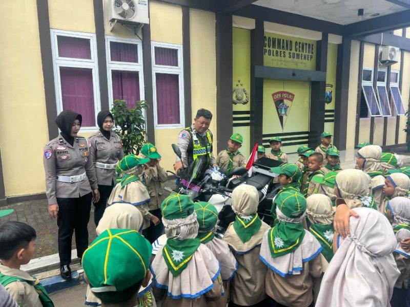 Polres Sumenep Gelar “Polisi Sahabat Anak”, Tumbuhkan Kesadaran Berlalu Lintas Sejak Dini
