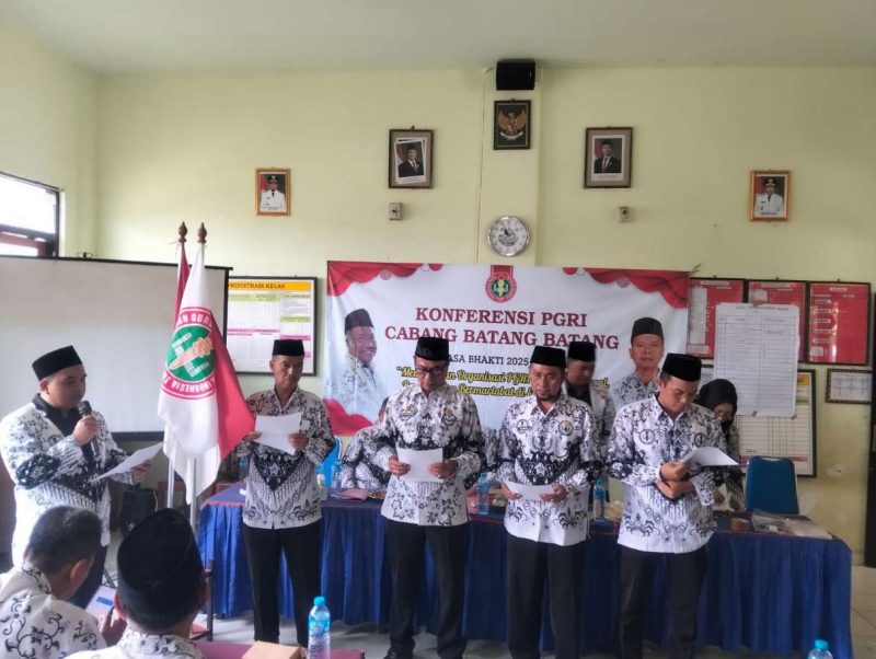 H. Subariyanta Terpilih Pimpin PGRI Batang-Batang, Janji Perjuangkan Kesejahteraan Guru