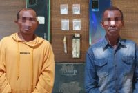 Tersangka Kasus Sabu dan Barang Bukti Yang Berhasil Diamankan Satresnarkoba Polres Sumenep