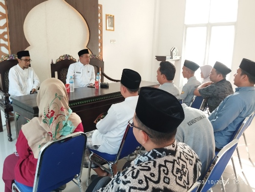 Bangun Zona Integritas, Kemenag Sumenep Tanamkan Budaya Kerja Bersih di KUA Saronggi