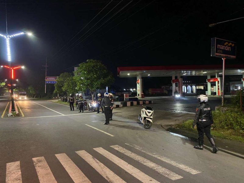 Operasi KRYD Polres Sumenep Jaga Kondusivitas, Jalanan Aman Terkendali