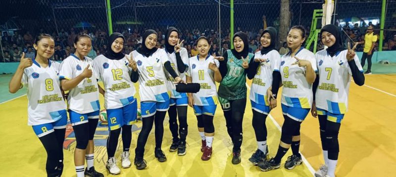Tim Putri UNIJA Madura Usai Pertandingan Bos Fortuna Kota Sumenep