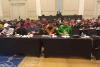 Kepala Dinas Kebudayaan, Kepemudaan, Olahraga, dan Pariwisata (Disbudporapar) Kabupaten Sumenep, H. Moh. Iksan, S.Pd., M.T., bersama Kepala Bidang Kebudayaan saat Menghadiri Sidang Penetapan Warisan Budaya Takbenda di Kantor Kementerian Kebudayaan RI