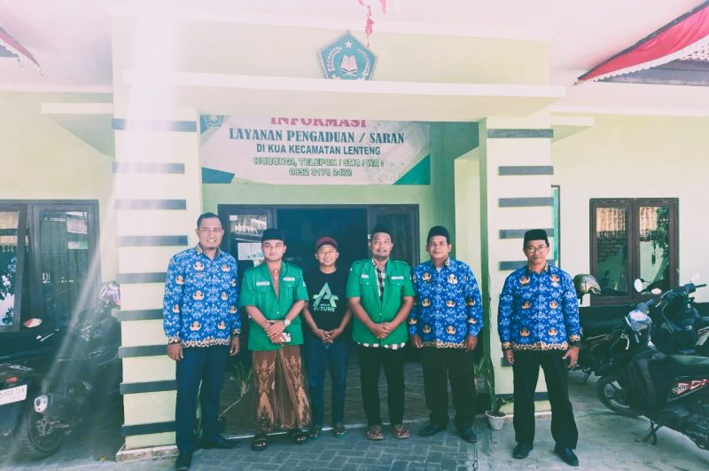 PAC Ansor Lenteng dan KUA Lenteng Perkuat Sinergi Layanan Keumatan