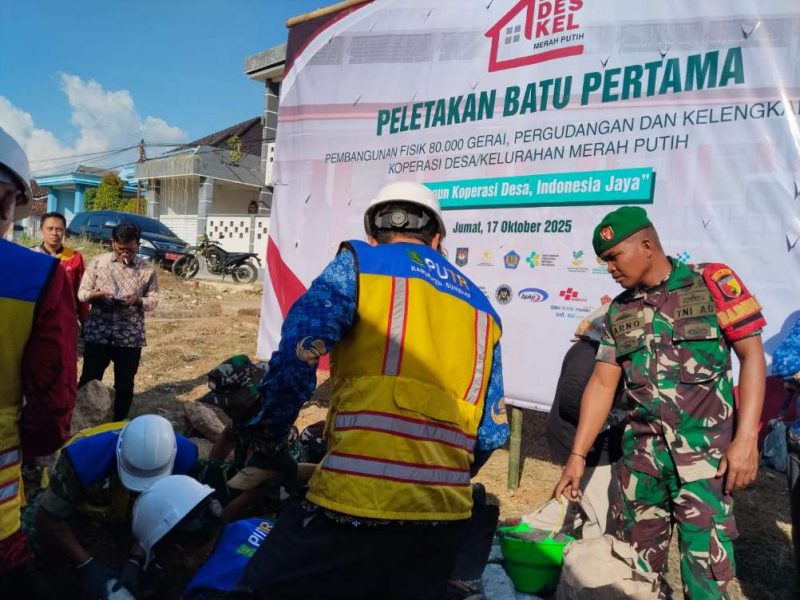 Ground Breaking KDKMP di Sumenep, TNI dan Pemkab Hadir Perkuat Ekonomi Desa dan Koperasi Modern
