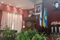 Wabup Sumenep KH. Imam Hasyim Saat Memberikan Sambutan di Seminar Consumer Protection and Digital Transaction (CPT) sebagai bagian dari rangkaian kegiatan Viral Sumenep