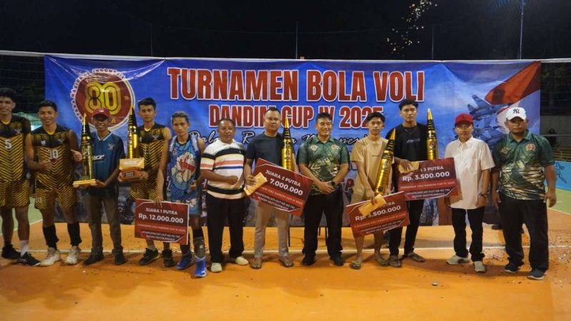 Final Dandim Cup IV 2025 Pecah! Mahkota Agung dan Lososa Tak Terbendung di Puncak Turnamen