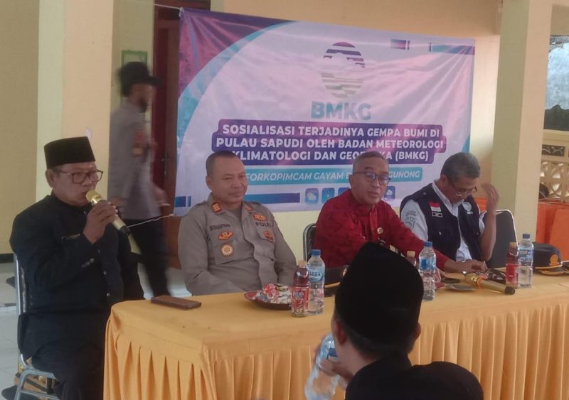 Belajar dari Gempa, BMKG Ajak Warga Pulau Sapudi Bangun Budaya Siaga Bencana
