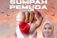 Pamflet Ucapan Ketua GOW Kabupaten Sumenep Nia Kurnia Fauzi Pada Momentum Peringatan Sumpah Pemuda 2025