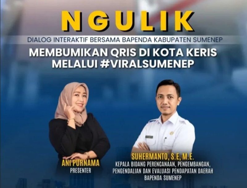 Ngulik RRI, Bapenda Sumenep Gaungkan Revolusi Digital Membumikan QRIS di Kota Keris Lewat 