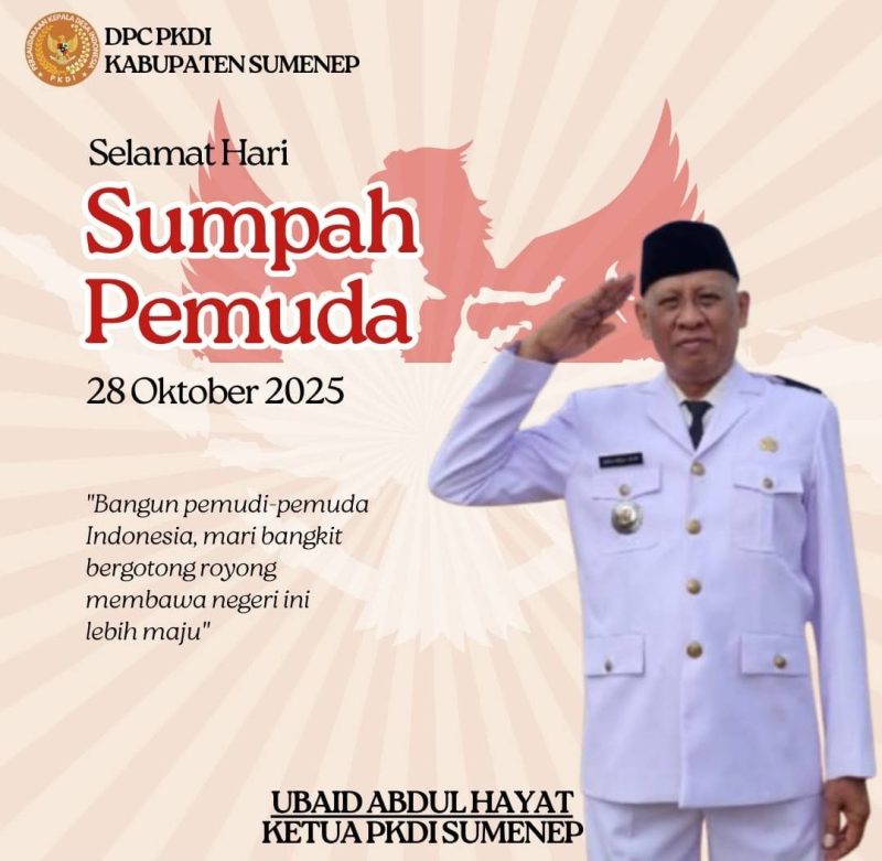 Ubaid Abdul Hayat Kobarkan Semangat Gotong Royong di Hari Sumpah Pemuda