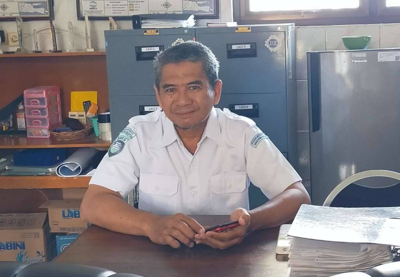 Kepala Stasiun Meteorologi Trunojoyo BMKG Sumenep, H. Ari Widjajanto, S.P., M.T., (Foto Ekslusif Javanetwork.co.id)