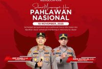 Semangat Pahlawan Nasional, Polres Sumenep Teguhkan Komitmen Membangun Negeri