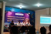 DKP Jatim dan Dinas Perikanan Sumenep sat Menggelar Pertemuan Diversifikasi Produk Bernilai Tambah yang dilaksanakan di Aula Dinas Perikanan Kabupaten Sumenep, Rabu (12/11/2025).