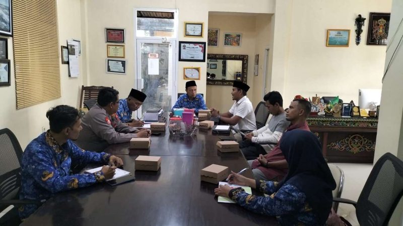 Suasana Rakor Festival Kucing Busok di Aula Disbuporapar Kabupaten Sumenep, Selasa (18/11/2025