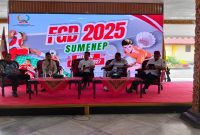 Suasana FGD Digelar DPC PWRI Sumenep Bertajuk Sumenep Menuju Porprov Jatim 2027 di Pendopo Agung Keraton Sumenep, Rabu (19/11/2025)