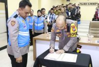 Seleksi Bintara Brimob 2026, Polres Sumenep Perkuat Integritas Lewat Pakta dan Pengambilan Sumpah