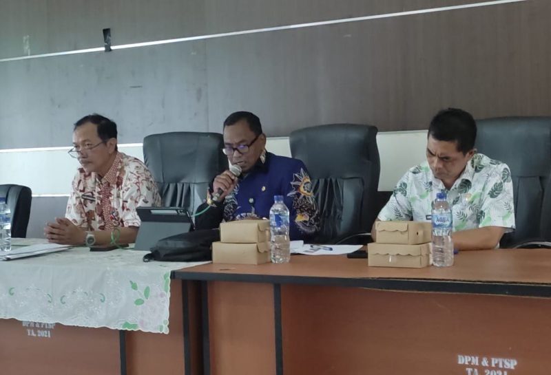 Rapat Koordinasi Penertiban dan Pembongkaran Media luar ruang di Kab. Sumenep, Jum'at (21/11/2025)