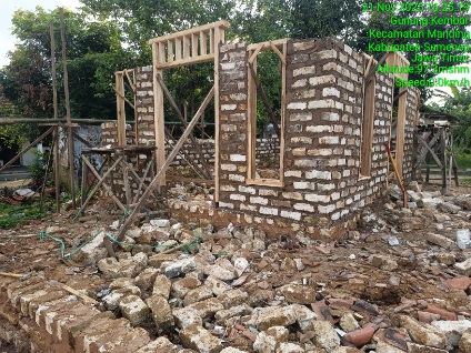 Pembangunan Musholla Al-Ikhlas Desa Gunung Kembar Kecamatan Manding Kabupaten Sumenep 
