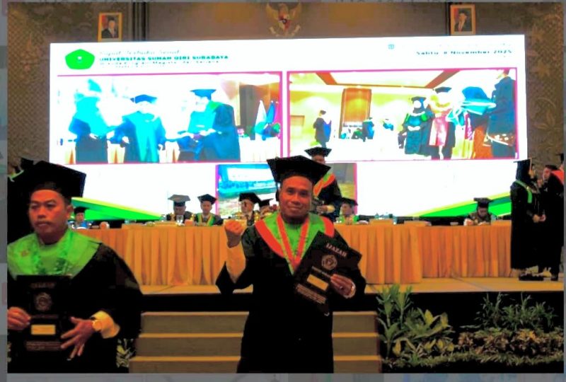 Ainor Rasid Raih Gelar Magister Hukum di UNSIRI Surabaya 