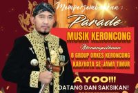 Pamflet Bupati Sumenep Achmad Fauzi Wongsojudo di Festival Musik Keroncong se-Jawa Timur 