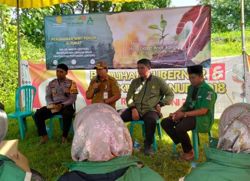 PAC GP Ansor Lenteng dan BPP Lenteng Tanam 40 Bibit Pohon di Desa Ellak Laok, Camat: “Ini Investasi Lingkungan dan Ekonomi”