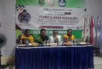 Kabid GTK Disdik Sumenep Saat Membuka Acara Safari Pelatihan Pembelajaran & Digitalisasi Pembelajaran di Salah Satu di SDN Kecamatan Raas, Rabu (03/12/2025