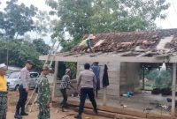Angin Puting Beliung Terjang Payudan Dundang, Aparat TNI–Polri Bergerak Cepat Amankan Warga