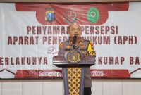 Kapolres Sumenep AKBP Rivanda, S.I.K. Satukan APH, KUHP–KUHAP Baru Jadi Momentum Penguatan CJS