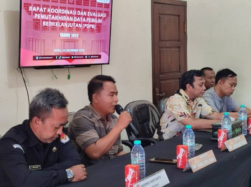 KPU Sumenep Tuntaskan PDPB 2025, Kunci Akurasi Data Pemilih Lewat Sinergi Lintas Lembaga