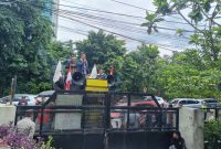 Foto Saat Aliansi Madura Indonesia (AMI) Menggelar Aksi Unras