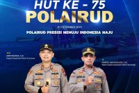 HUT KE-75 POLAIRUD, KAPOLRES & WAKAPOLRES SUMENEP SAMPAIKAN PESAN MENYENTUH